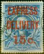 Valuable Postage Stamp from Mauritius 1903 15c on 15c Ultramarine SGE1 Fine Used Stamp