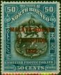 North Borneo 1922 50c Steel Blue SG275 Fine MM . King George V (1910-1936) Mint Stamps