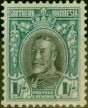 Valuable Postage Stamp from Southern Rhodesia 1935 1s Black & Greenish Blue SG23a P.11.5 Fine & Fresh Mtd Mint