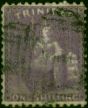 Trinidad 1863 1s Mauve SG73b Fine Used  Queen Victoria (1840-1901) Collectible Stamps