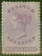 Rare Postage Stamp from Ceylon 1864 1/2d Dull Mauve SG48 Fine & Fresh Mtd Mint