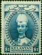 Kelantan 1935 $1 Blue SG39a P.14 Fine LMM 