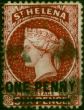 St Helena 1880 1d Lake SG27 Type B P.14 Fine Used (3). Queen Victoria (1840-1901) Used Stamps