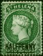 St Helena 1885 1/2d Green SG35x Wmk Reversed Fine MM (3). Queen Victoria (1840-1901) Mint Stamps