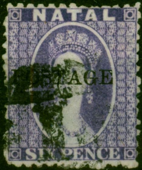Natal 1876 6d Violet SG83 Fine Used Queen Victoria (1840-1901) Valuable Stamps