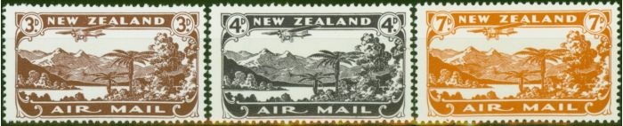 Old Postage Stamp New Zealand 1931 Air Set of 3 SG548-550 V.F VLMM