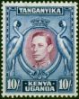 KUT 1944 10s Purple & Blue SG149b P.13.75 x 13.75 V.F MNH  King George VI (1936-1952) Collectible Stamps