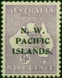 New Guinea 1915 9d Violet SG89(c) Fine MM  King George V (1910-1936) Rare Stamps
