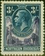 Collectible Postage Stamp Northern Rhodesia 1925 3s Violet & Blue SG13 Fine MM