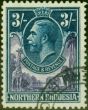 Rare Postage Stamp Northern Rhodesia 1929 3s Violet & Blue SG13 Fine Used