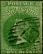 South Australia 1861 1d Bright Yellow-Green SG19 Good Used  Queen Victoria (1840-1901) Old Stamps