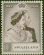 Swaziland 1948 RSW 10s Purple-Brown SG47 V.F MNH  King George VI (1936-1952) Old Royal Silver Wedding Stamp Sets