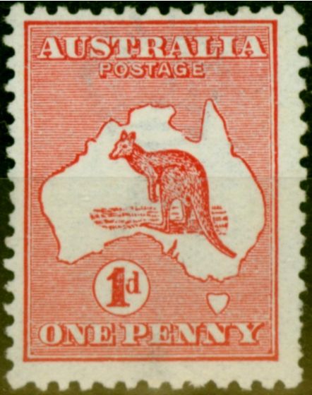 Collectible Postage Stamp from Australia 1913 1d Red SG2 Fine MNH