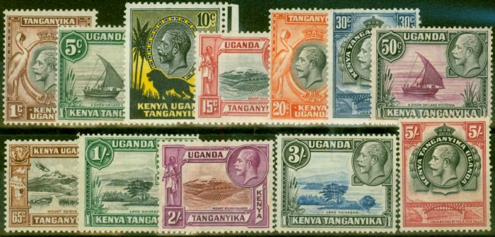Rare Postage Stamp KUT 1935 Set of 12 to 5s SG110-121 Fair MM CV £110+ Good Value