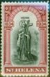 Old Postage Stamp St Helena 1934 2s6d Black & Lake SG121 Fine MM