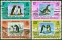 Old Postage Stamp B.A.T 1979 Penguins Set of 4 SG89-92 V.F.U