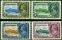 Rare Postage Stamp from British Honduras 1935 Jubilee Set of 4 SG143-146 Fine Lightly Mtd Mint