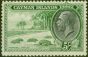 Old Postage Stamp from Cayman Islands 1935 5s Green & Black SG106 Fine Very Lightly Mtd Mint