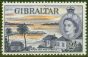 Collectible Postage Stamp from Gibraltar 1959 2s Orange & Violet SG155a Fine Mtd Mint