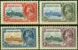 Rare Postage Stamp from Leeward Islands 1935 Jubilee Set of 4 SG88-91 Fine & Fresh Lightly Mtd Mint