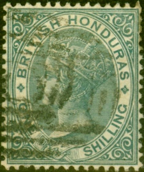 Valuable Postage Stamp from British Honduras 1887 1s Grey SG22 Fine Used
