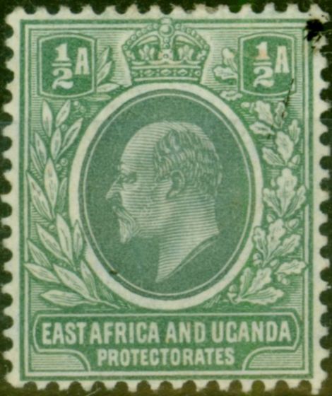 Valuable Postage Stamp East Africa & Uganda 1904 1/2a Grey-Green SG17 Fine & Fresh MM