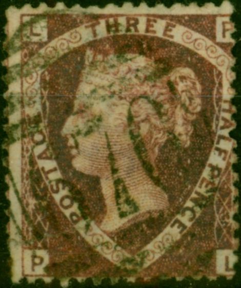 GB 1870 1 1/2d Lake-Red SG52 Pl.3 Fine Used. Queen Victoria (1840-1901) Used Stamps