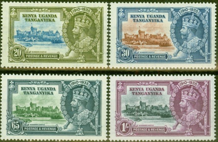 Rare Postage Stamp from KUT 1935 Jubilee set of 4 SG124-127 Fine Lightly Mtd Mint