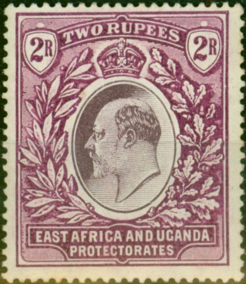 Collectible Postage Stamp from East Africa & Uganda KUT 1906 2R Dull & Brt Purple SG27 Fine Mtd Mint