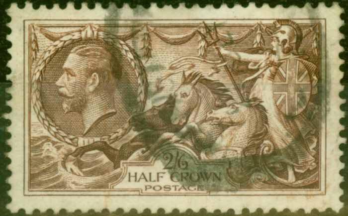 Old Postage Stamp from GB 1934 2s6d Chocolate-Brown SG450 Good Used