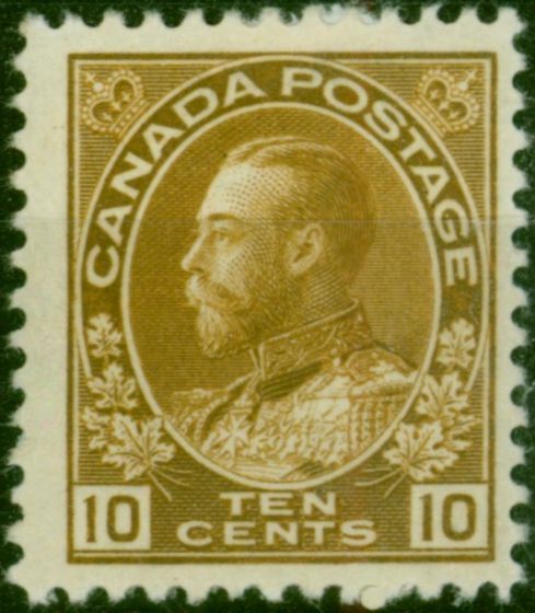 Canada 1925 10c Bistre-Brown SG254 Fine MM  King George V (1910-1936) Old Stamps