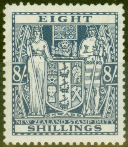 Collectible Postage Stamp from New Zealand 1936 8s Slate-Violet SGF175 V.F Very Lightly Mtd Mint