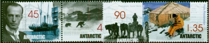 A.A.T 1999 Mawsons Hut Set of 4 SG126-129 V.F MNH . Queen Elizabeth II (1952-2022) Mint Stamps