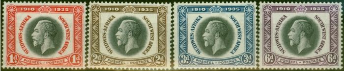 Collectible Postage Stamp S.W.A 1935 Jubilee Set of 4 SG88-91 Fine MNH