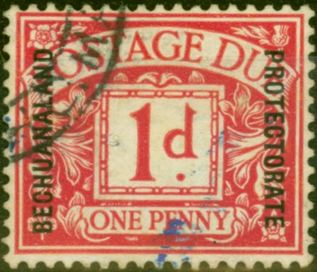 Rare Postage Stamp from Bechuanaland 1926 1d Carmine SGD2 Fine Used (2)