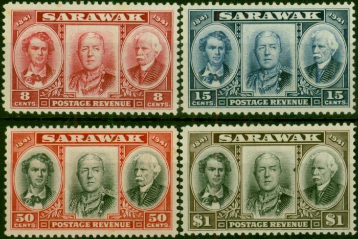 Sarawak 1946 Centenary Set of 4 SG146-149 Fine MNH. King George VI (1936-1952) Mint Stamps
