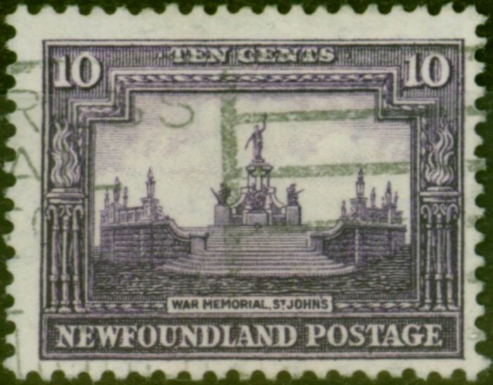 Valuable Postage Stamp Newfoundland 1931 10c Violet SG205 Fine Used