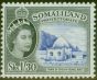 Old Postage Stamp from Somaliland 1958 1s30 Ultramarine & Black SG145 V.F MNH