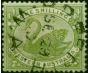 Western Australia 1907 1s Olive-Green SG116 Fine Used. King Edward VII (1902-1910) Used Stamps