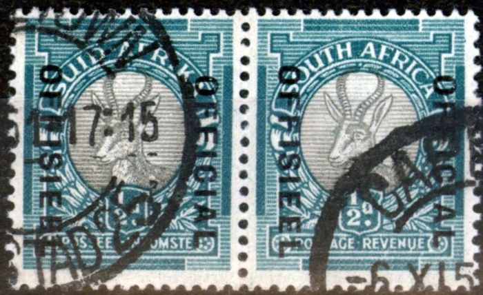 Valuable Postage Stamp from South Africa 1940 1/2d Grey & Blue-Green SG031a Fine Used (7)