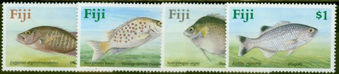 Valuable Postage Stamp from Fiji 1990 Freshwater Fish Set of 4 SG806-809 Very Fine MNH