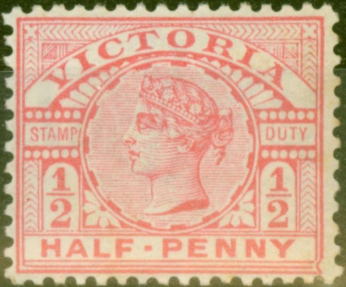 Valuable Postage Stamp from Victoria 1887 1/2d Pink SG311 Fine MNH