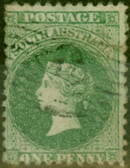 Collectible Postage Stamp from South Australia 1868 1d Grey-Green SG63 Fine Used