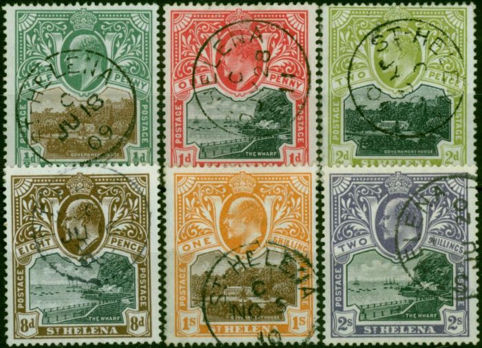 St Helena 1903 Set of 6 SG55-60 V.F.U. King Edward VII (1902-1910) Used Stamps