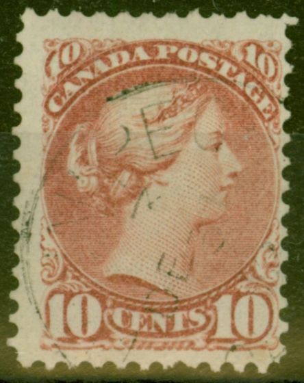 Old Postage Stamp from Canada 1894 10c Brownish Red SG111 Fine Used