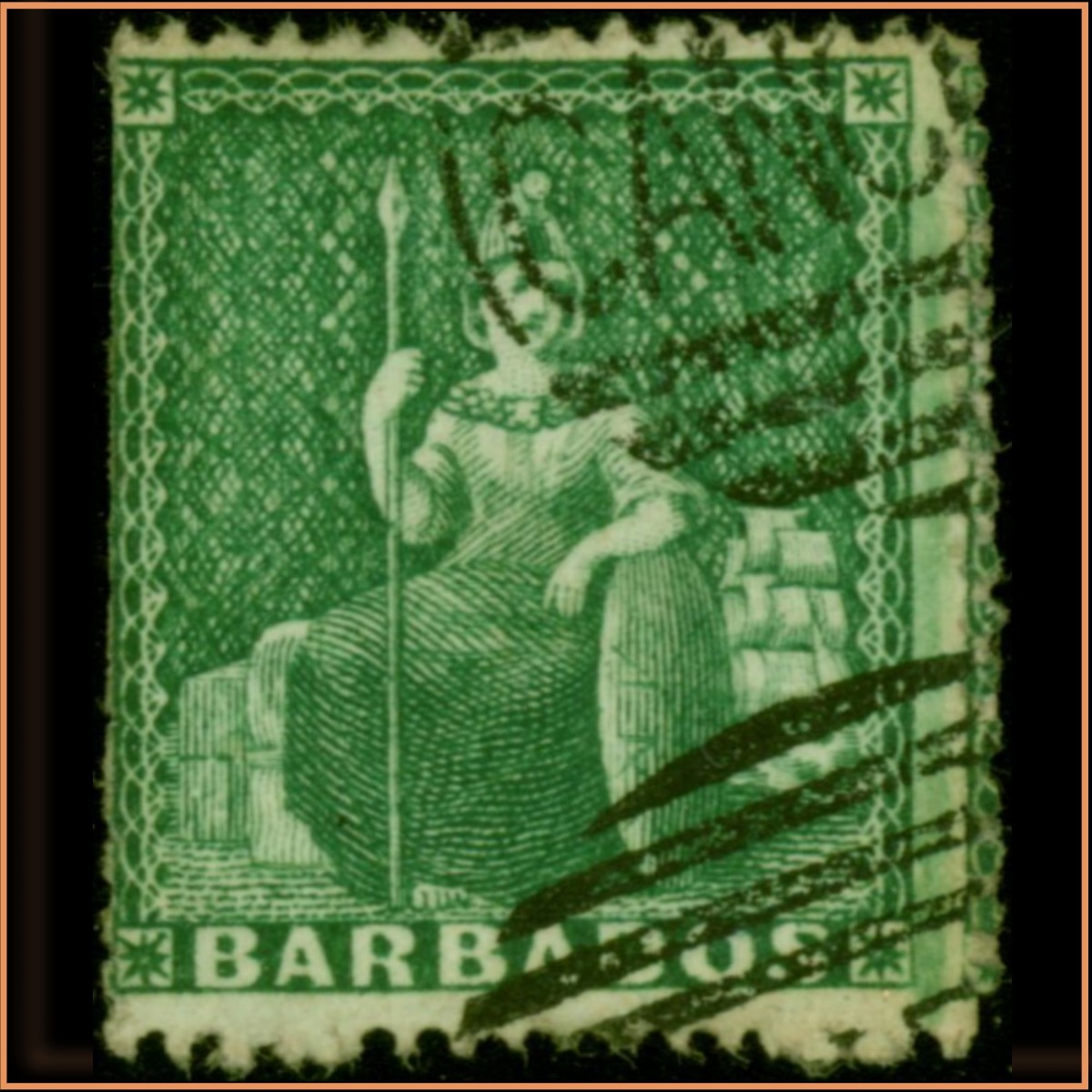 Barbados 1861 1/2d SG17 £7950